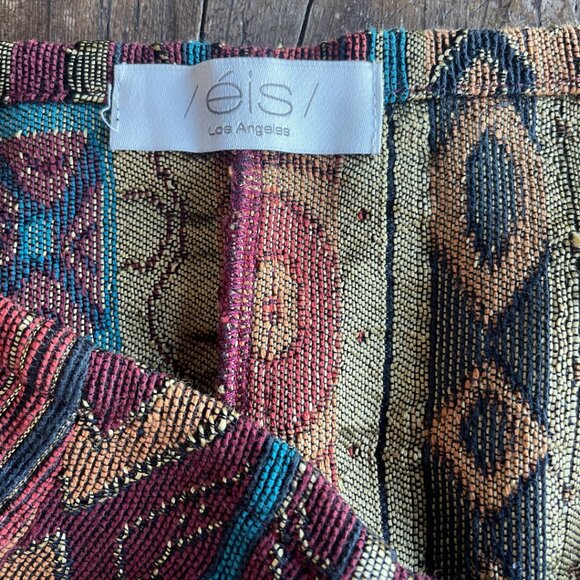 /eis/  I   Multicolored Geometric Midi Wrap Skirt  I  Size S - Picture 4 of 8